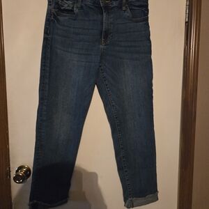 Kut from the Kloth High Rise Ankle Straight Leg Women's Jeans Size 10